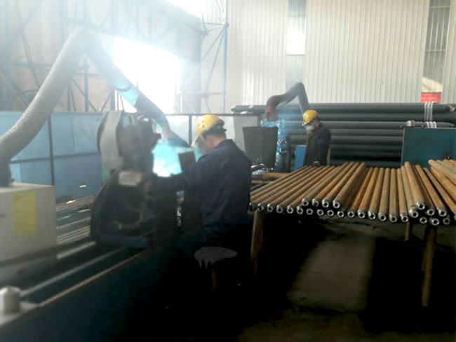 扬中网架车间制作